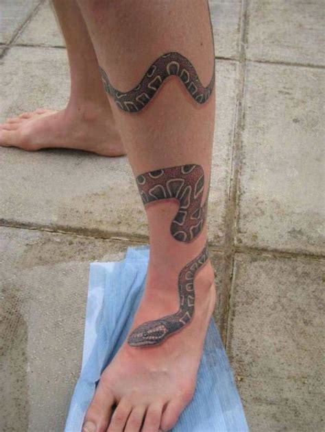 70 Snake Tattoo on Leg Designs to Wrap Your Head Around